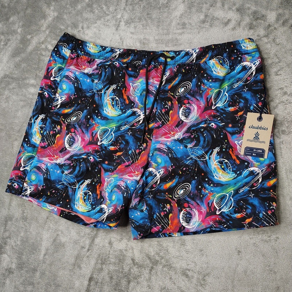 Chubbies Freestyle Short Mens‎ 2XL The Galactic Odysseys 5.5" Inseam Outerspace